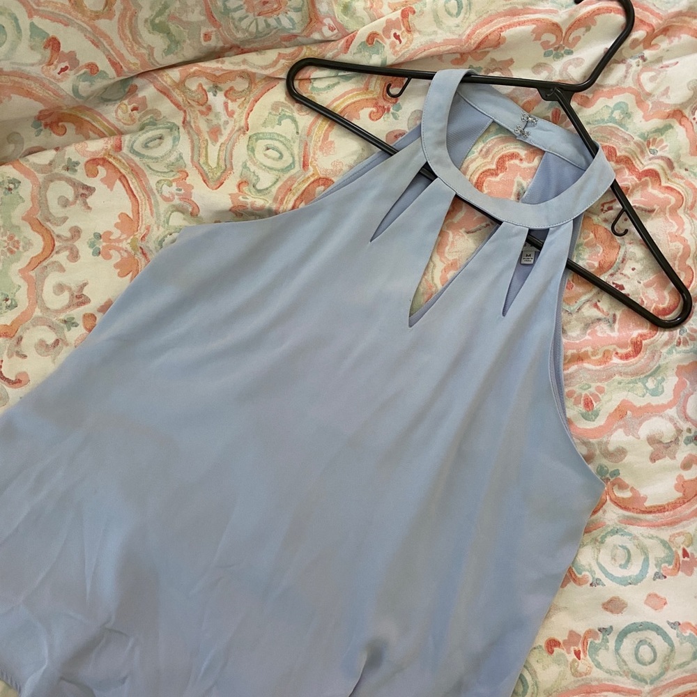 Dreamy blue halter top